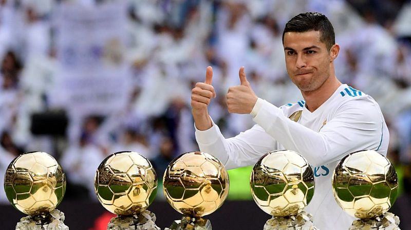 Cristiano Ronaldo is the winner of 5 Ballon d'Ors